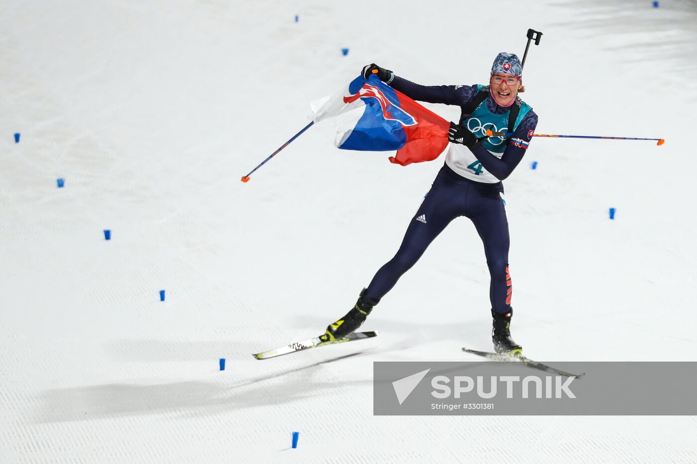 2018 Winter Olympics. Biathlon. Women's mass start