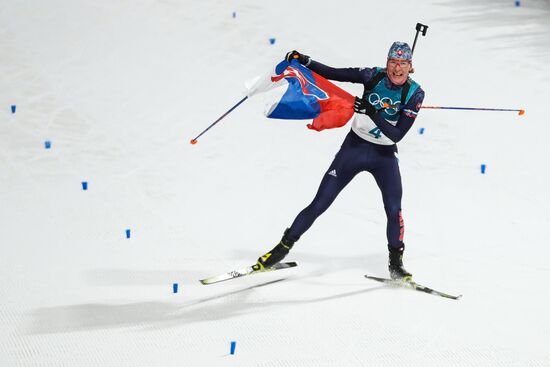 2018 Winter Olympics. Biathlon. Women's mass start