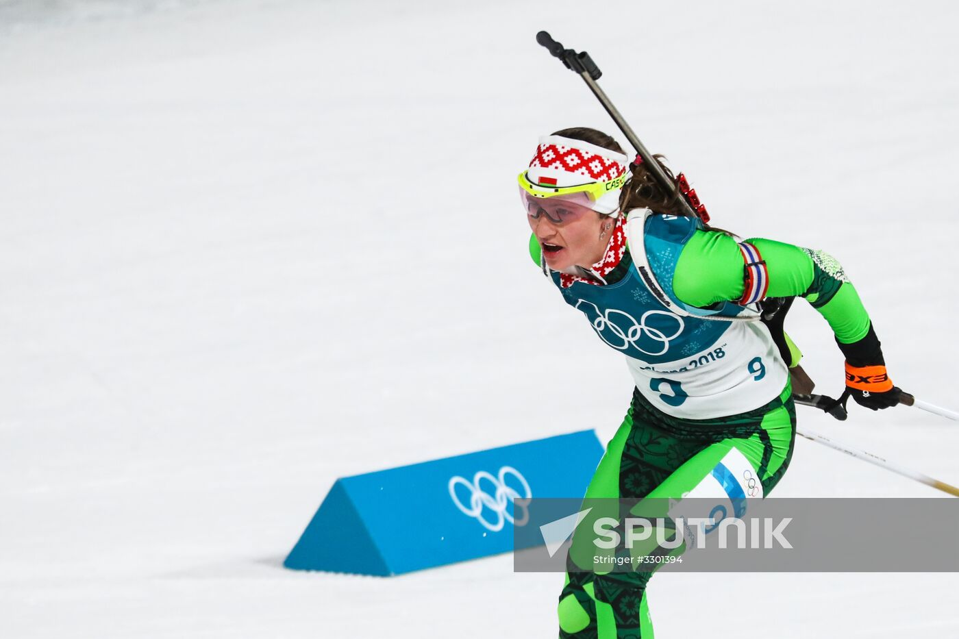 2018 Winter Olympics. Biathlon. Women. Mass start