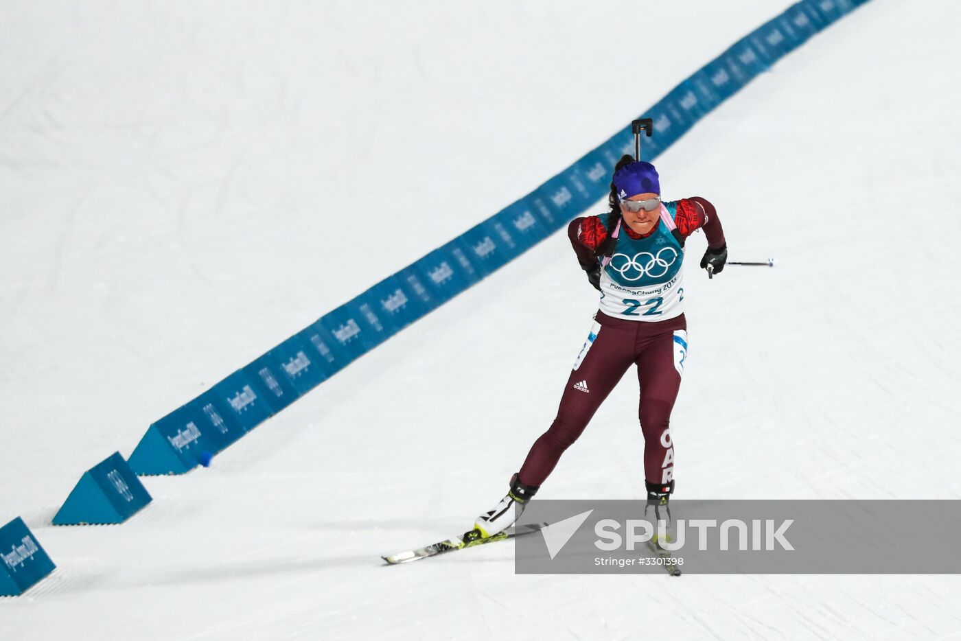 2018 Winter Olympics. Biathlon. Women's mass start