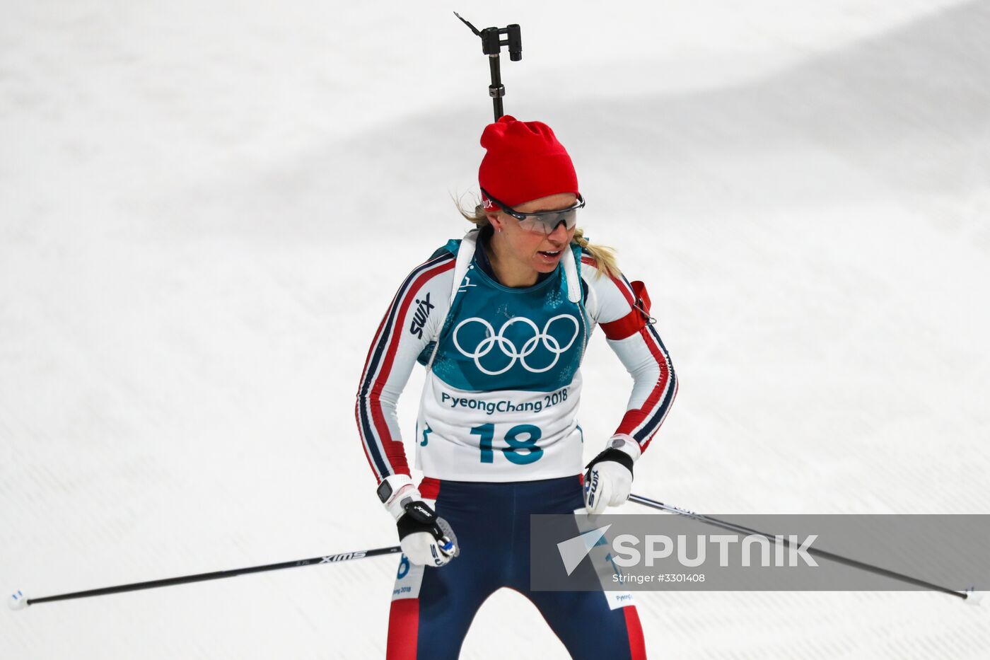 2018 Winter Olympics. Biathlon. Women's mass start