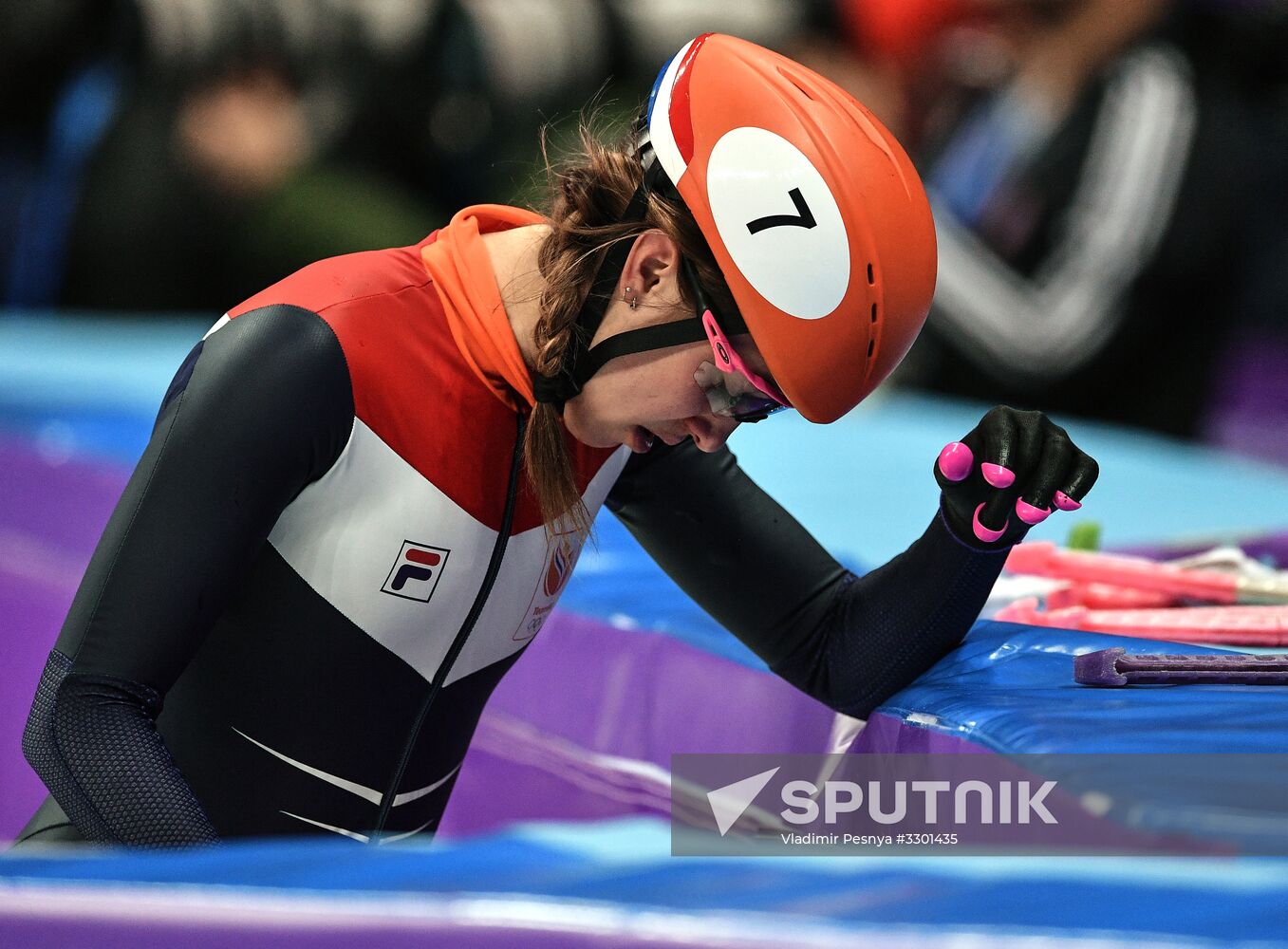 2018 Winter Olympics. Short track speed skating. Day three