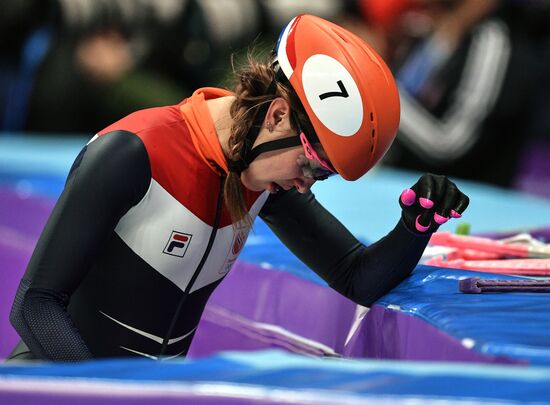 2018 Winter Olympics. Short track speed skating. Day three