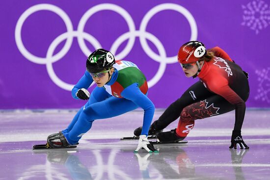 2018 Winter Olympics. Short track speed skating. Day three