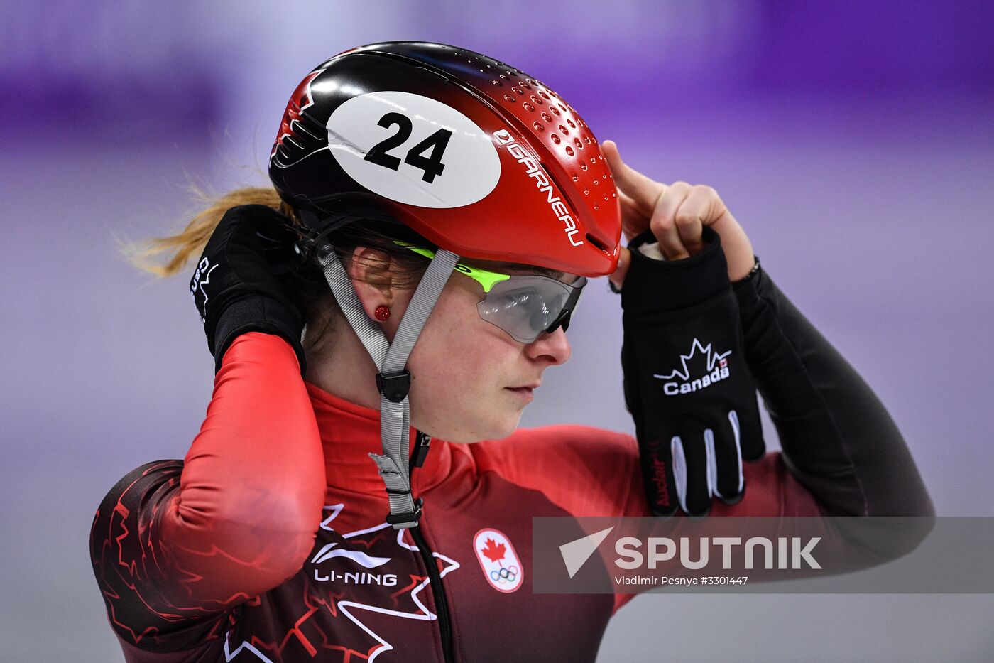 2018 Winter Olympics. Short track speed skating. Day three