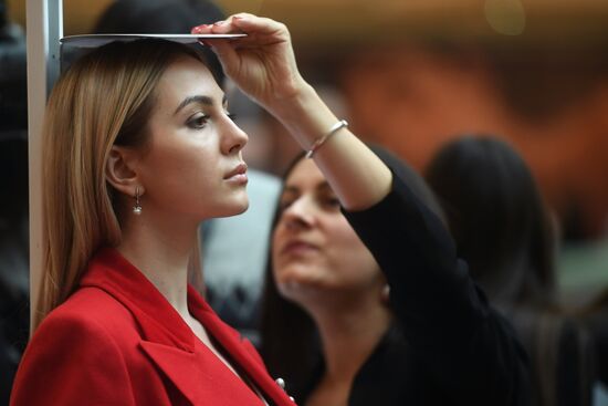 Open casting for Miss Russia beauty pageant