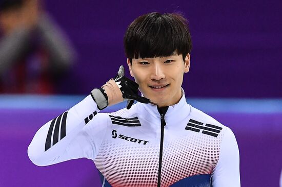 2018 Winter Olympics. Short track speed skating. Day three