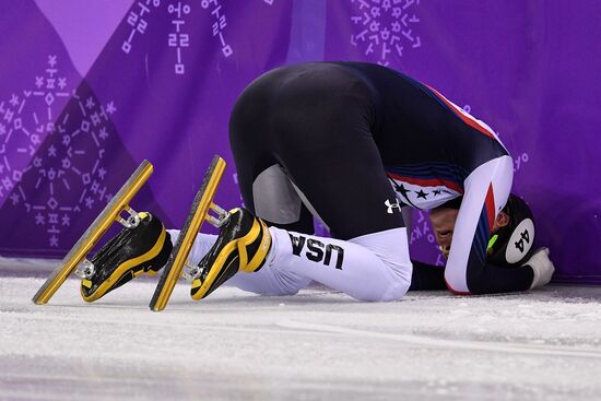 2018 Winter Olympics. Short track speed skating. Day three