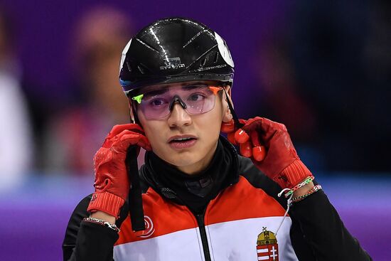 2018 Winter Olympics. Short track speed skating. Day three