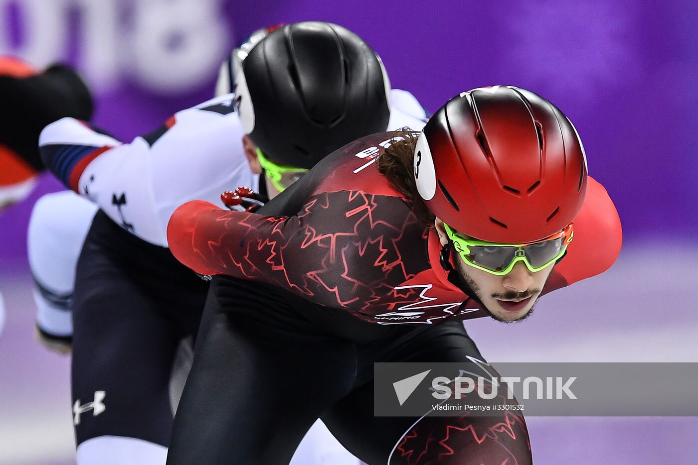 2018 Winter Olympics. Short track speed skating. Day three