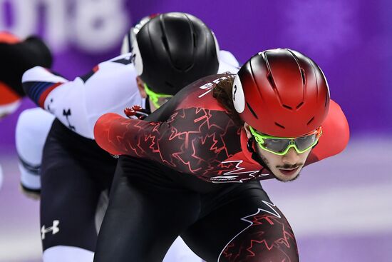 2018 Winter Olympics. Short track speed skating. Day three