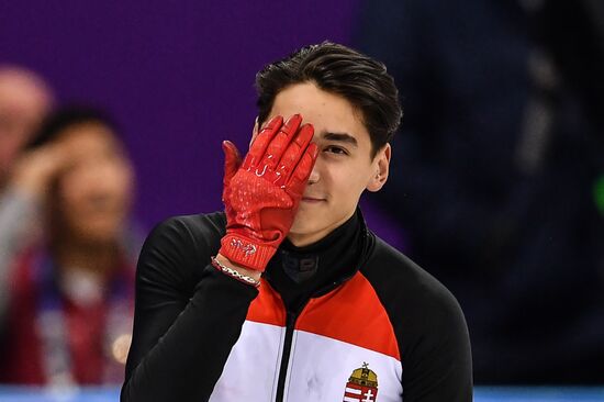 2018 Winter Olympics. Short track speed skating. Day three