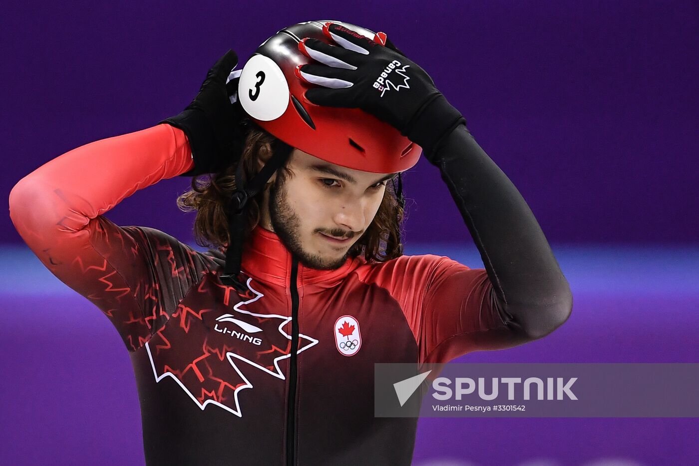 2018 Winter Olympics. Short track speed skating. Day three