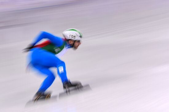 2018 Winter Olympics. Short track speed skating. Day three