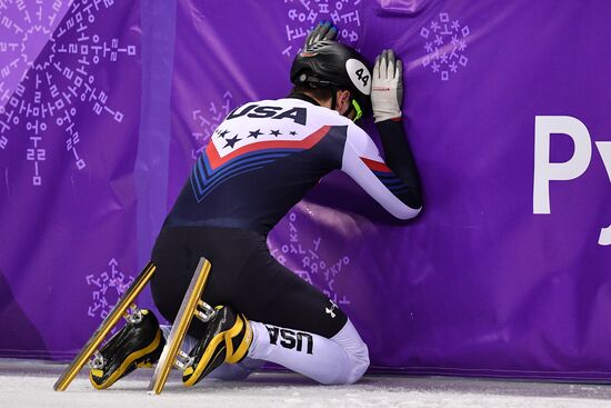 2018 Winter Olympics. Short track speed skating. Day three