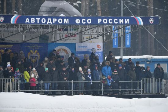 Federal Guard Service's special drivers in passenger car driving contest