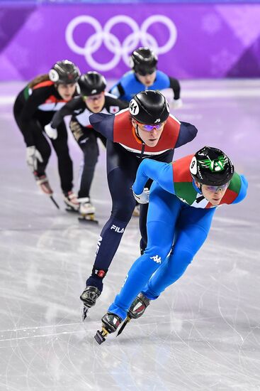 2018 Winter Olympics. Short track speed skating. Day three