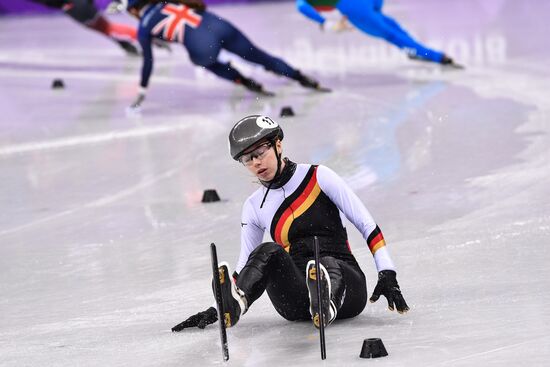2018 Winter Olympics. Short track speed skating. Day three