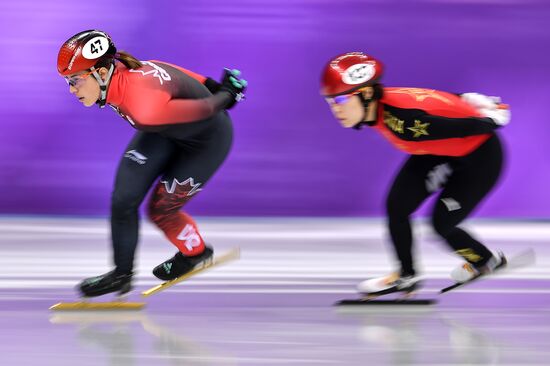 2018 Winter Olympics. Short track speed skating. Day three
