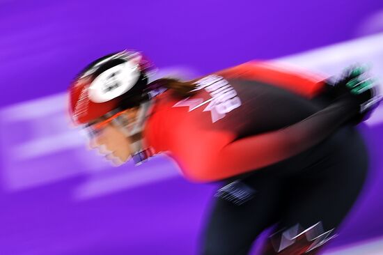 2018 Winter Olympics. Short track speed skating. Day three