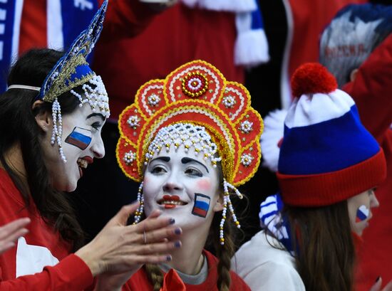 2018 Winter Olympics. Ice Hockey. Men. Russia vs USA