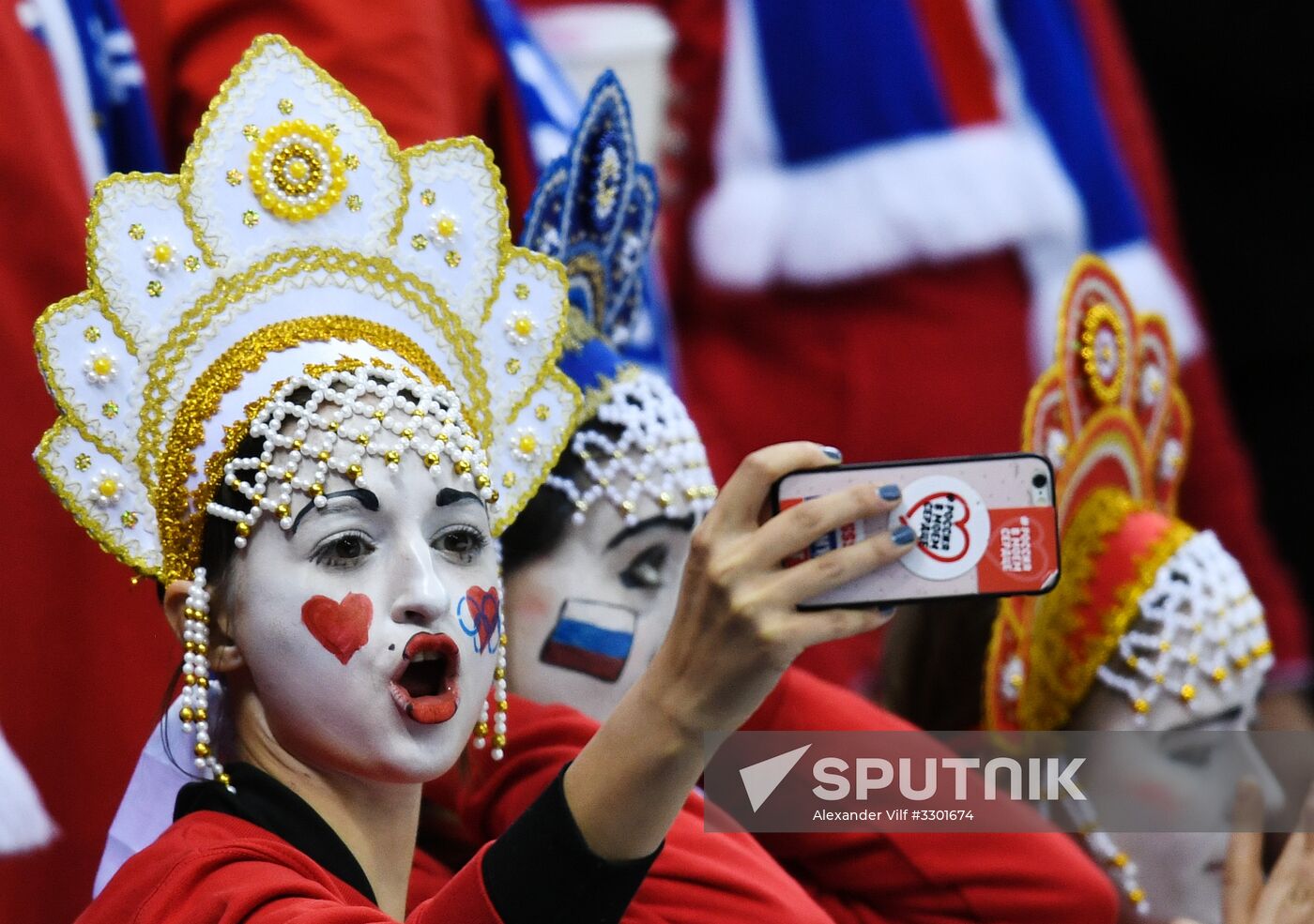 2018 Winter Olympics. Ice Hockey. Men. Russia vs USA