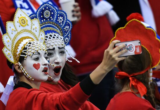 2018 Winter Olympics. Ice Hockey. Men. Russia vs USA