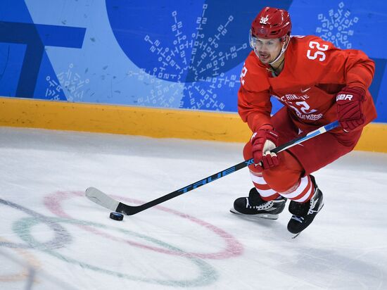 2018 Winter Olympics. Ice Hockey. Men. Russia vs USA