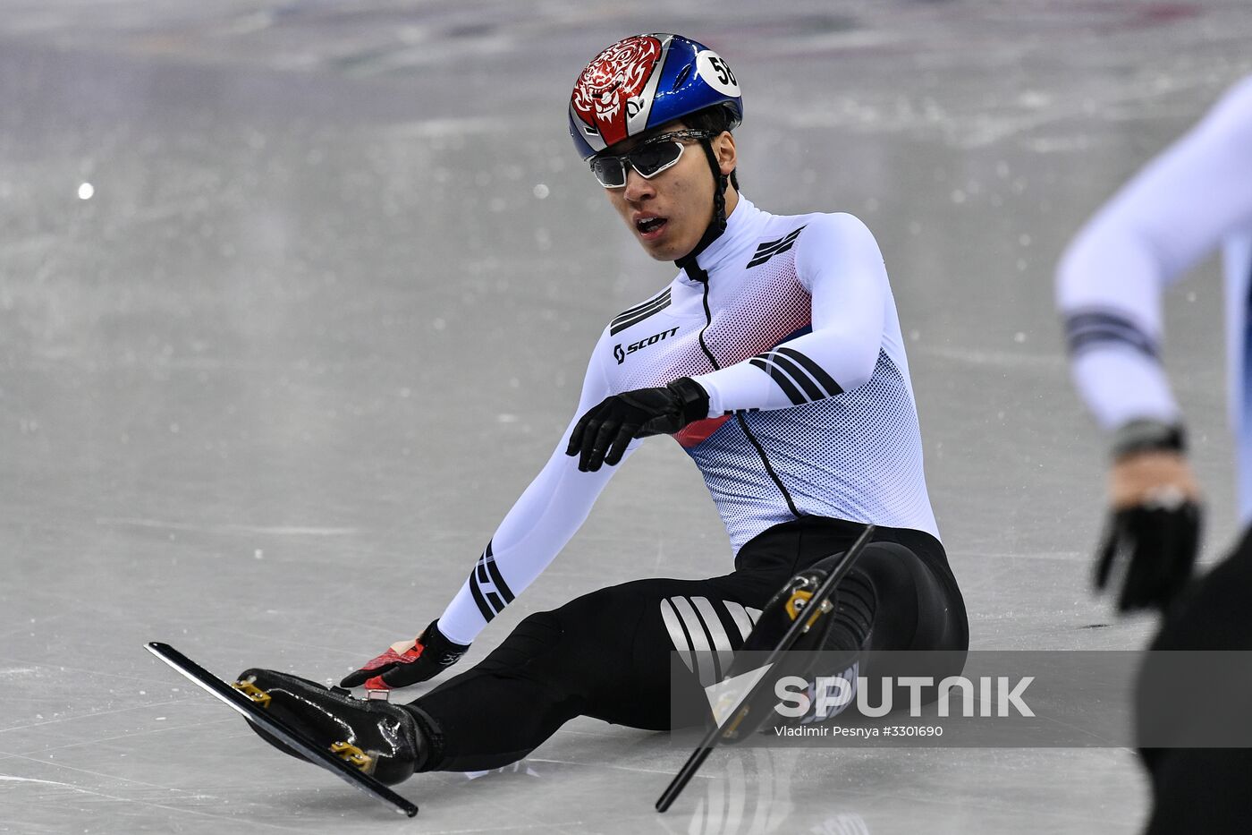 2018 Winter Olympics. Short track speed skating. Day three