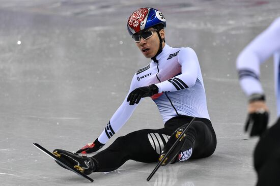 2018 Winter Olympics. Short track speed skating. Day three