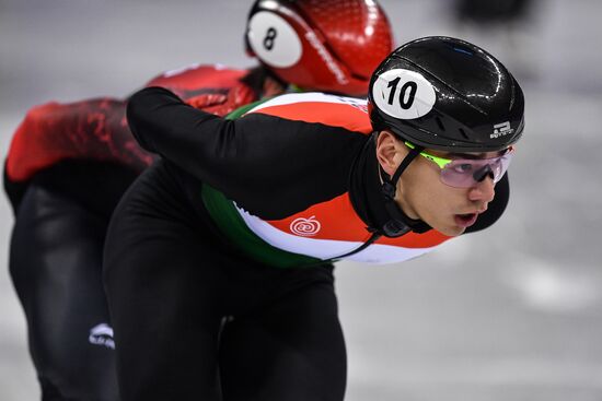 2018 Winter Olympics. Short track speed skating. Day three