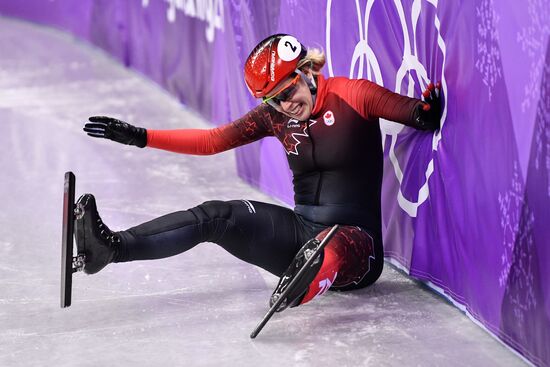 2018 Winter Olympics. Short track speed skating. Day three