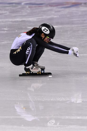 2018 Winter Olympics. Short track speed skating. Day three