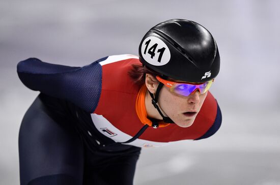 2018 Winter Olympics. Short track speed skating. Day three