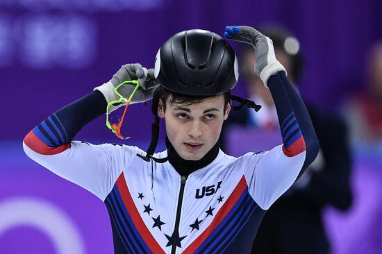 2018 Winter Olympics. Short track speed skating. Day three