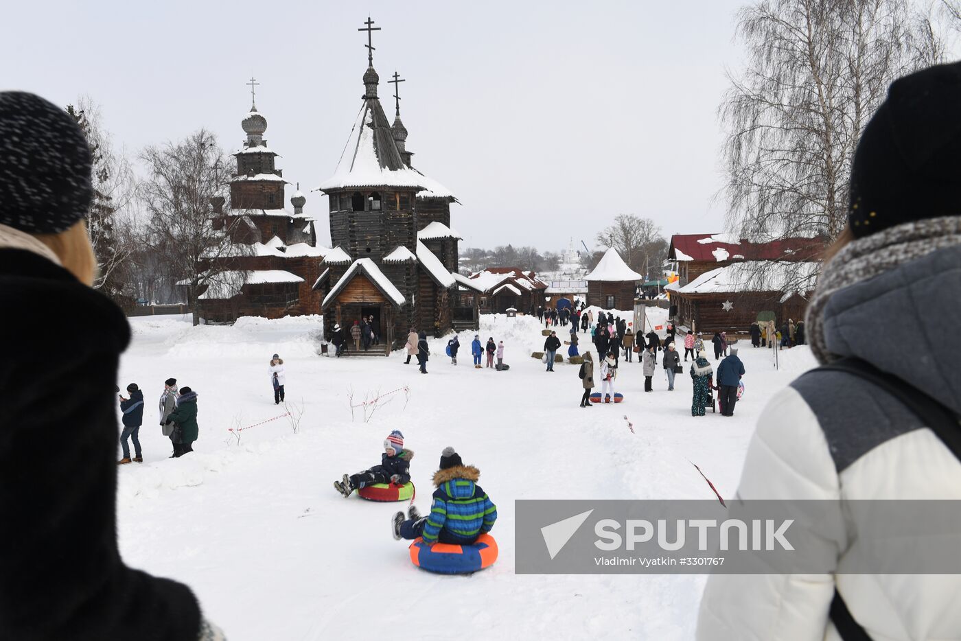 Celebration of Maslenitsa in Suzdal