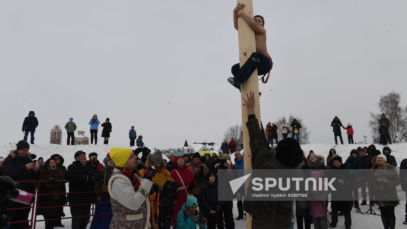 Celebration of Maslenitsa in Suzdal