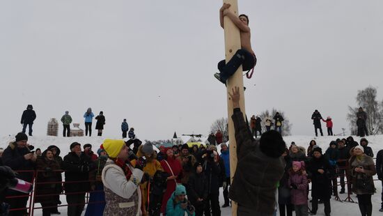 Celebration of Maslenitsa in Suzdal
