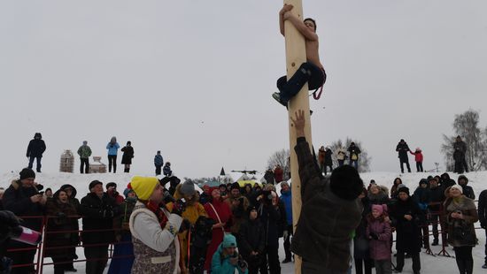Celebration of Maslenitsa in Suzdal