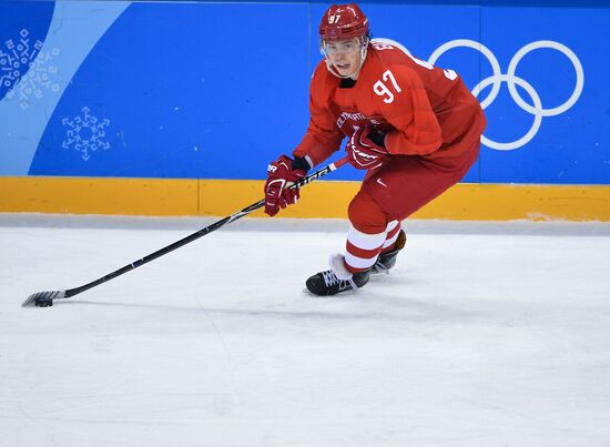 2018 Winter Olympics. Ice Hockey. Men. Russia vs USA