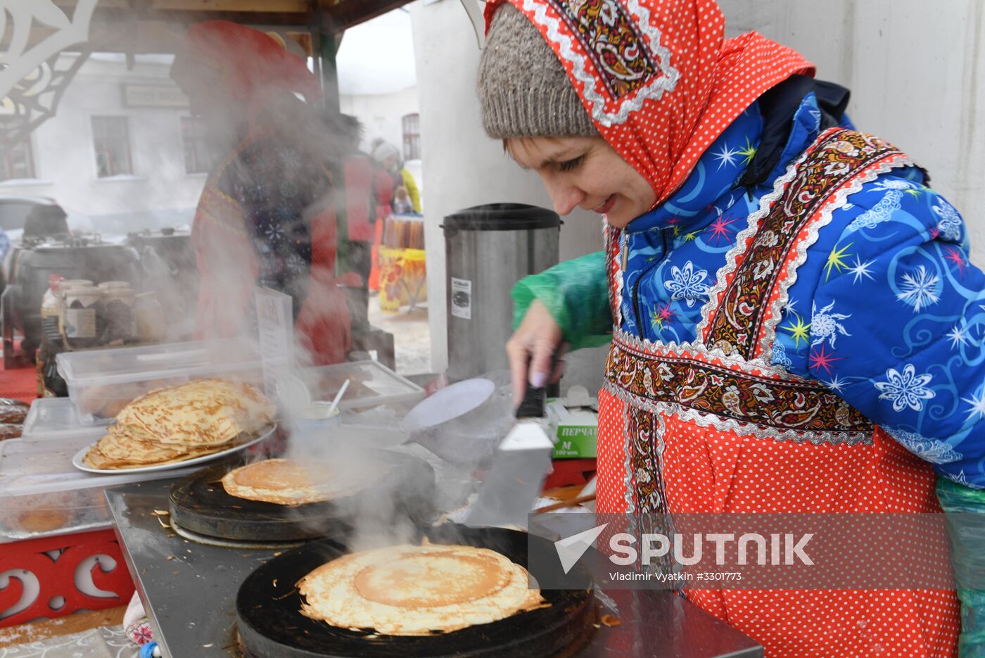 Celebration of Maslenitsa in Suzdal