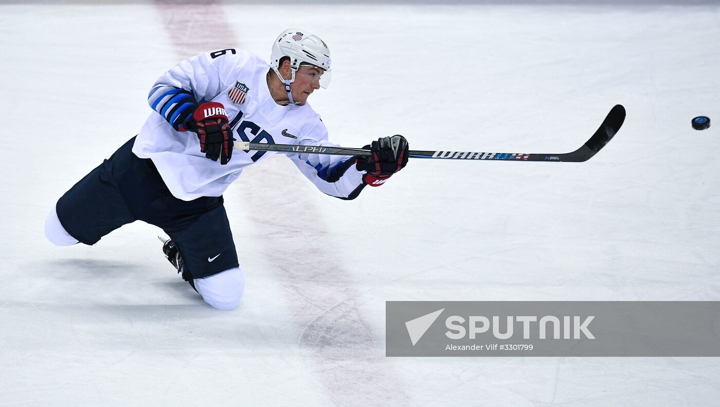 2018 Winter Olympics. Ice Hockey. Men. Russia vs USA