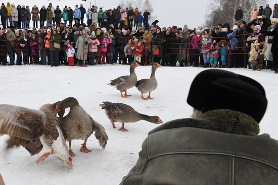 Celebration of Maslenitsa in Suzdal