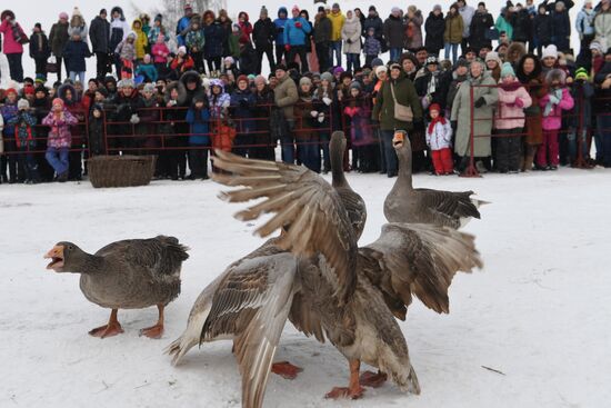 Celebration of Maslenitsa in Suzdal