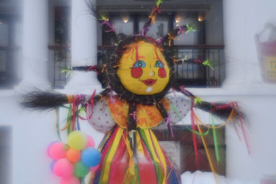 Celebration of Maslenitsa in Suzdal