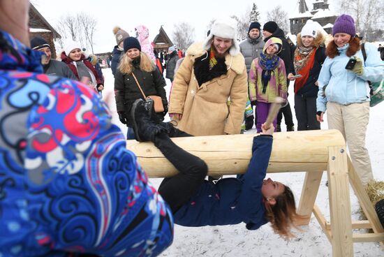 Celebration of Maslenitsa in Suzdal