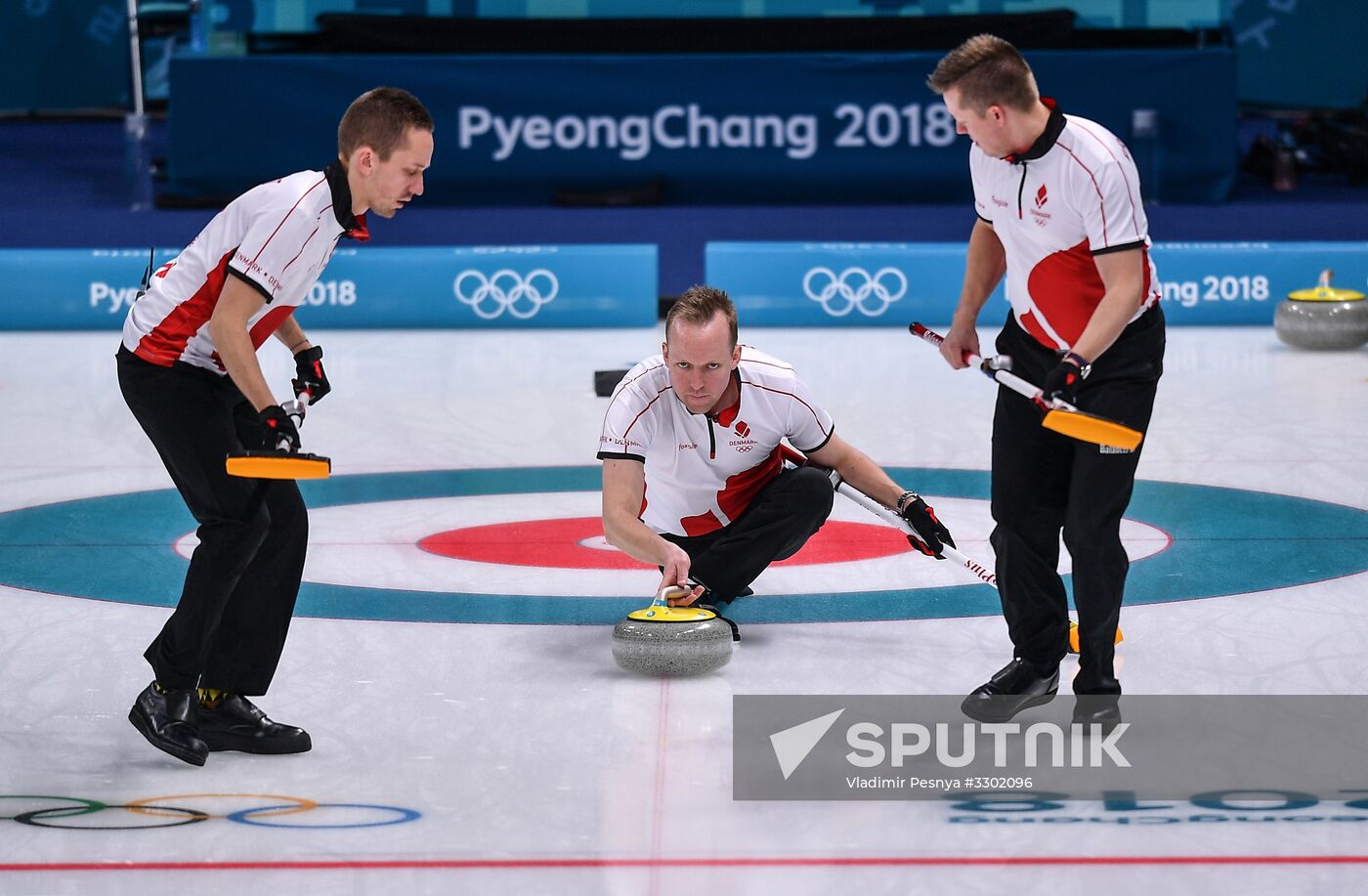 2018 Winter Olympics. Curling. Men. Day Five