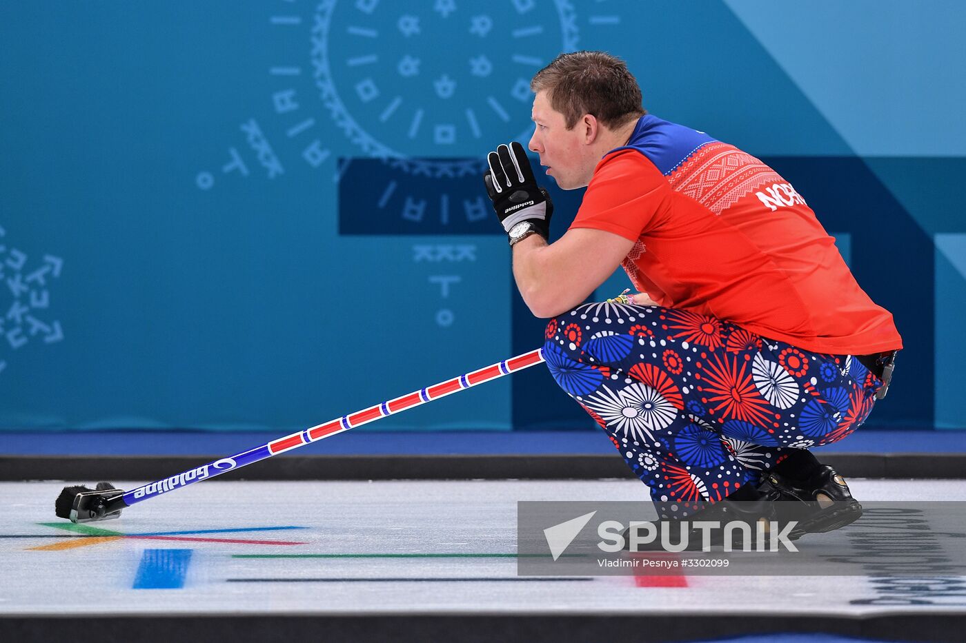 2018 Winter Olympics. Curling. Men. Day Five