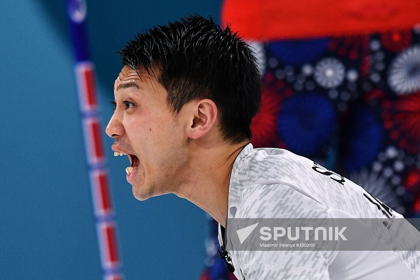 2018 Winter Olympics. Curling. Men. Day Five