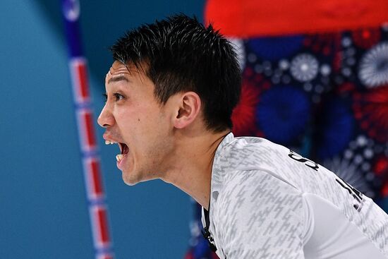 2018 Winter Olympics. Curling. Men. Day Five